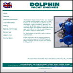 Screen shot of the Dolphin Engines website.