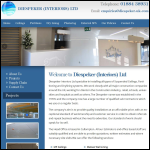 Screen shot of the Diespeker (Interior Finishing) Ltd website.