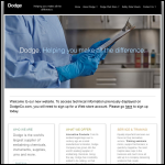 Screen shot of the Dodge Co Ltd, The website.