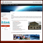 Screen shot of the DSH Electronics website.