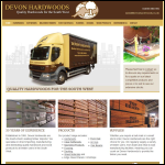 Screen shot of the Devon Hardwoods Ltd website.