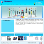 Screen shot of the Deltom Ltd website.