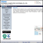 Screen shot of the Dataman Computer Solutions (UK) Ltd website.