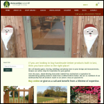 Screen shot of the Duncombe Sawmill website.