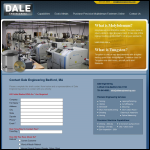 Screen shot of the Dale Engineering Co website.