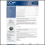 Screen shot of the DCW Associates website.