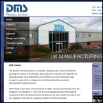 Screen shot of the DMS Plastics Ltd website.