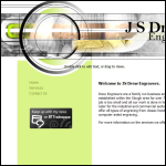 Screen shot of the J S Drew (Engravers) Ltd website.