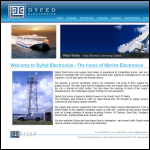 Screen shot of the Dyfed Electronics Ltd website.