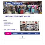 Screen shot of the Dovey Marine website.