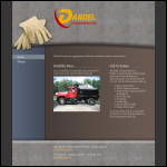Screen shot of the Dandek Construction Ltd website.