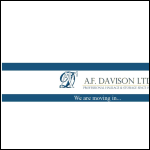 Screen shot of the A F Davison Ltd website.