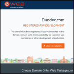 Screen shot of the Dundec Contracts Ltd website.