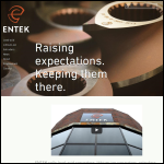 Screen shot of the Entek IRD International Ltd website.