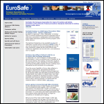 Screen shot of the Eurosafe website.
