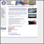 Screen shot of the Eagle Boat Windows website.