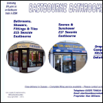 Screen shot of the Eastbourne Showers Ltd website.