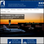 Screen shot of the Eagle Aircraft Ltd website.