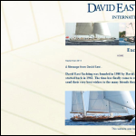 Screen shot of the East, David Yachting Ltd website.