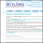 Screen shot of the Elding, M. J. website.