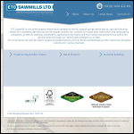 Screen shot of the ETC Sawmills Ltd website.