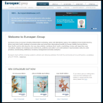 Screen shot of the Eurospan Ltd website.