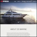 Screen shot of the ES Marine Co website.