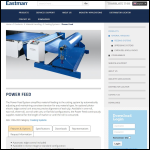 Screen shot of the Eastman Machine Co Ltd website.