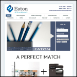 Screen shot of the Eton Office Supplies website.
