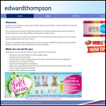 Screen shot of the Edward Thompson Group website.