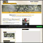Screen shot of the Commercial Engineering Metals Co Ltd website.