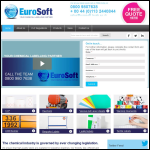 Screen shot of the Eurosoft (Leeds) Ltd website.