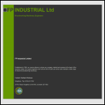 Screen shot of the FP Industrial Ltd website.