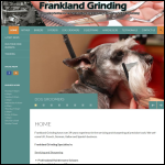 Screen shot of the Frankland Grinding Products website.