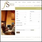 Screen shot of the Freestyle Interiors Ltd website.