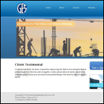 Screen shot of the Fife & Angus General Engineering Services Ltd website.