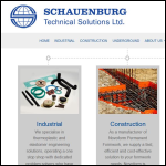 Screen shot of the Schauenburg Technical Solutions Ltd website.