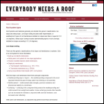 Screen shot of the Flat Roofing Contractors Advisory Board website.