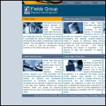 Screen shot of the Field Group Ltd website.