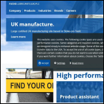 Screen shot of the FUCHS Lubricants (UK) plc website.