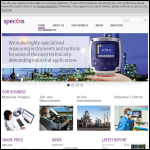 Screen shot of the Fairey Group plc website.