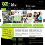 Screen shot of the Felsted Mill Litho Ltd website.