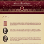 Screen shot of the French Perfumery Co website.