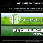 Screen shot of the Florascape Ltd website.