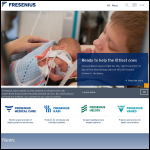 Screen shot of the Fresenius Ltd website.