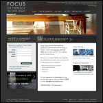 Screen shot of the Focus Ceramics Ltd website.