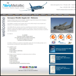 Screen shot of the Aerospace Metallic Supply Ltd website.