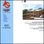 Screen shot of the Alan Gordon Engineering Co. Ltd website.