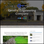 Screen shot of the General Engineering website.