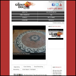 Screen shot of the Grout & Co website.